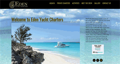 Desktop Screenshot of edenyachtcharters.com