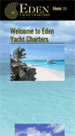 Mobile Screenshot of edenyachtcharters.com